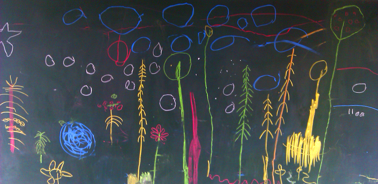Tafelbild Waldkindergarten Waldlichter