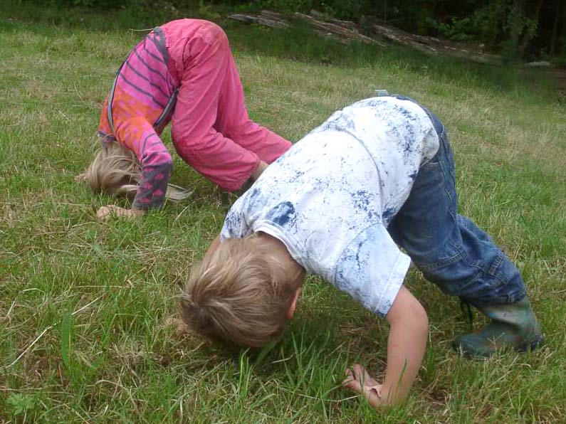 Turnen im Waldkindergarten Lindberg